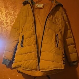 Women's Mustard Puffer Jacket